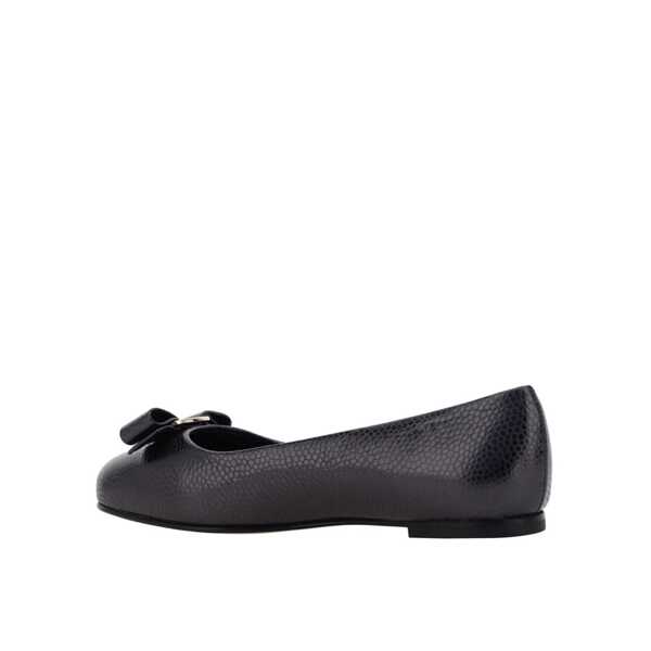 Pantofi fara toc Salvatore Ferragamo Salvatore Ferragamo Varina Ballerina Flats Black Femei (BM 12563388) 3