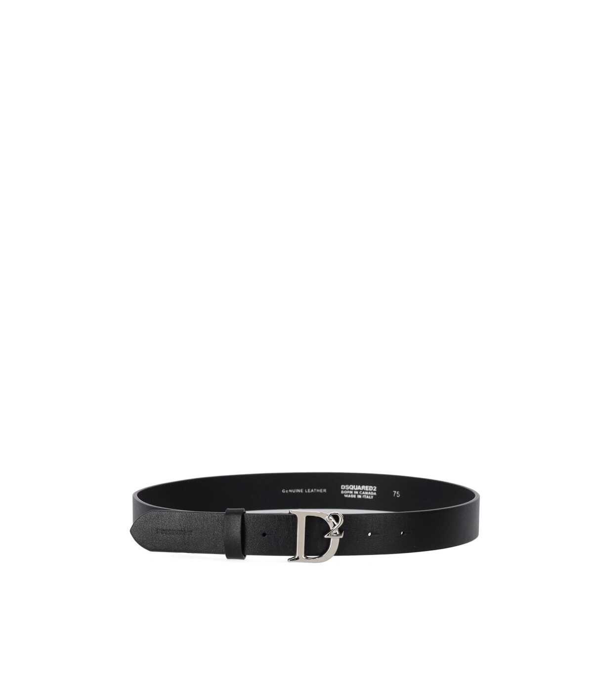 DSQUARED2 DSQUARED2 D2 STATEMENT BLACK BELT Black