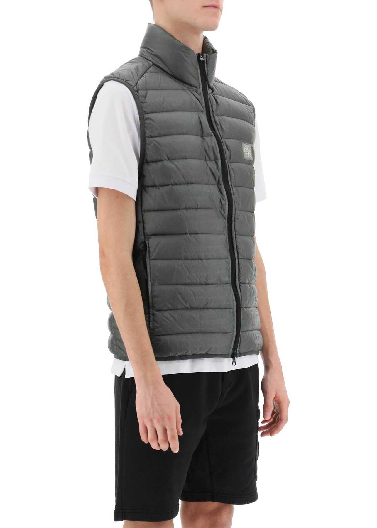 Stone Island Lightweight Puffer Vest In R-Nylon Down-Tc MUSCHIO