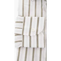 Camasi CORNELIANI pentru Barbati - Camasi casual CORNELIANI Balanced Stripe Cotton Shirt Green Barbati (BM 12564444) - B-mall.ro