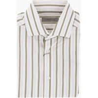 Camasi casual Balanced Stripe Cotton Shirt Barbati