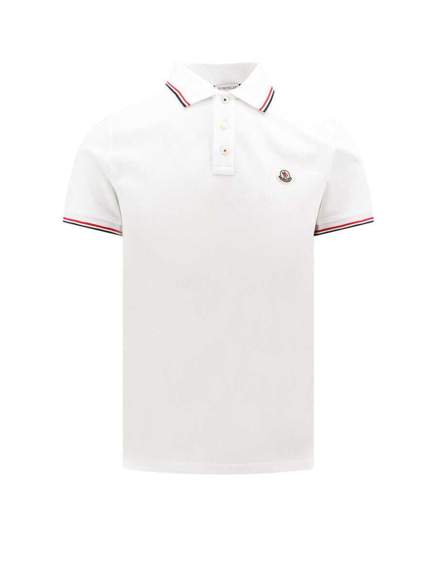 Moncler MONCLER POLO SHIRT WHITE