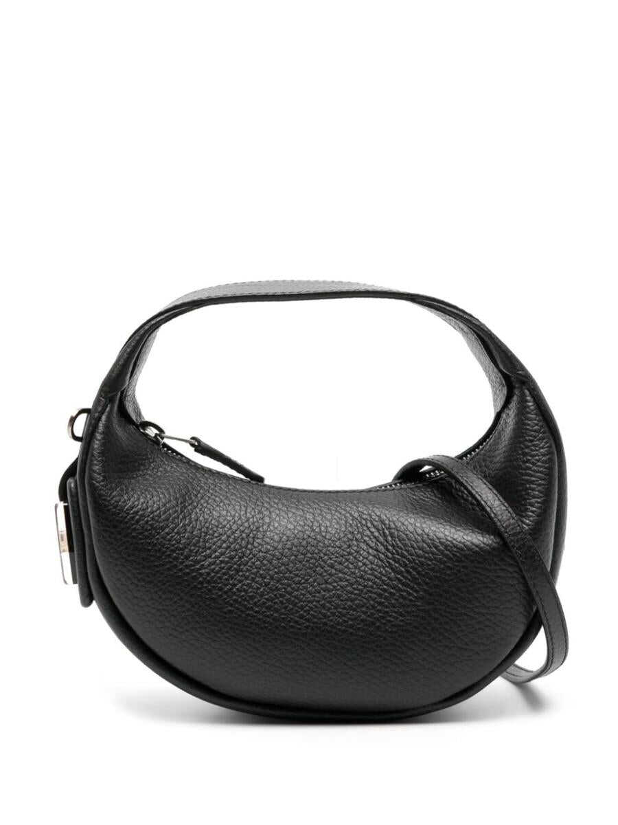 Hogan HOGAN H-bag leather crossbody bag BLACK