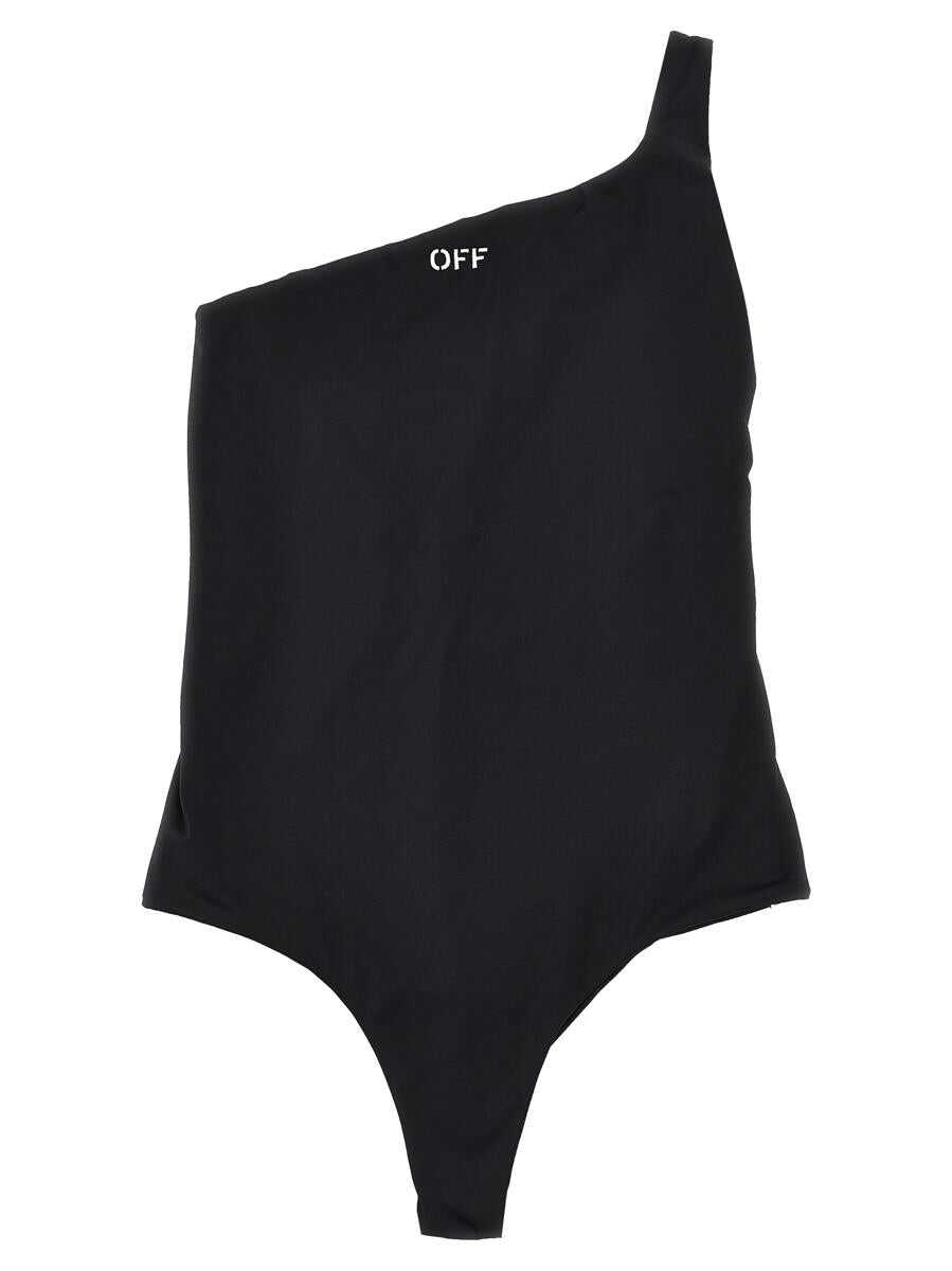 Poze Off-White OFF-WHITE 'Off Stamp' one-piece swimsuit BLACK b-mall.ro 