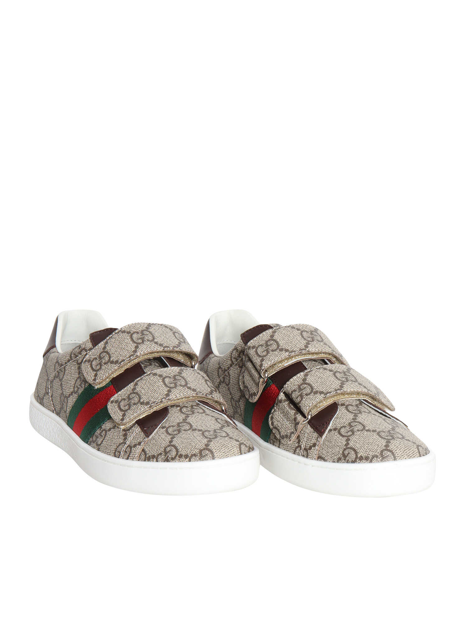 Gucci GG Plastic strap sneakers Brown