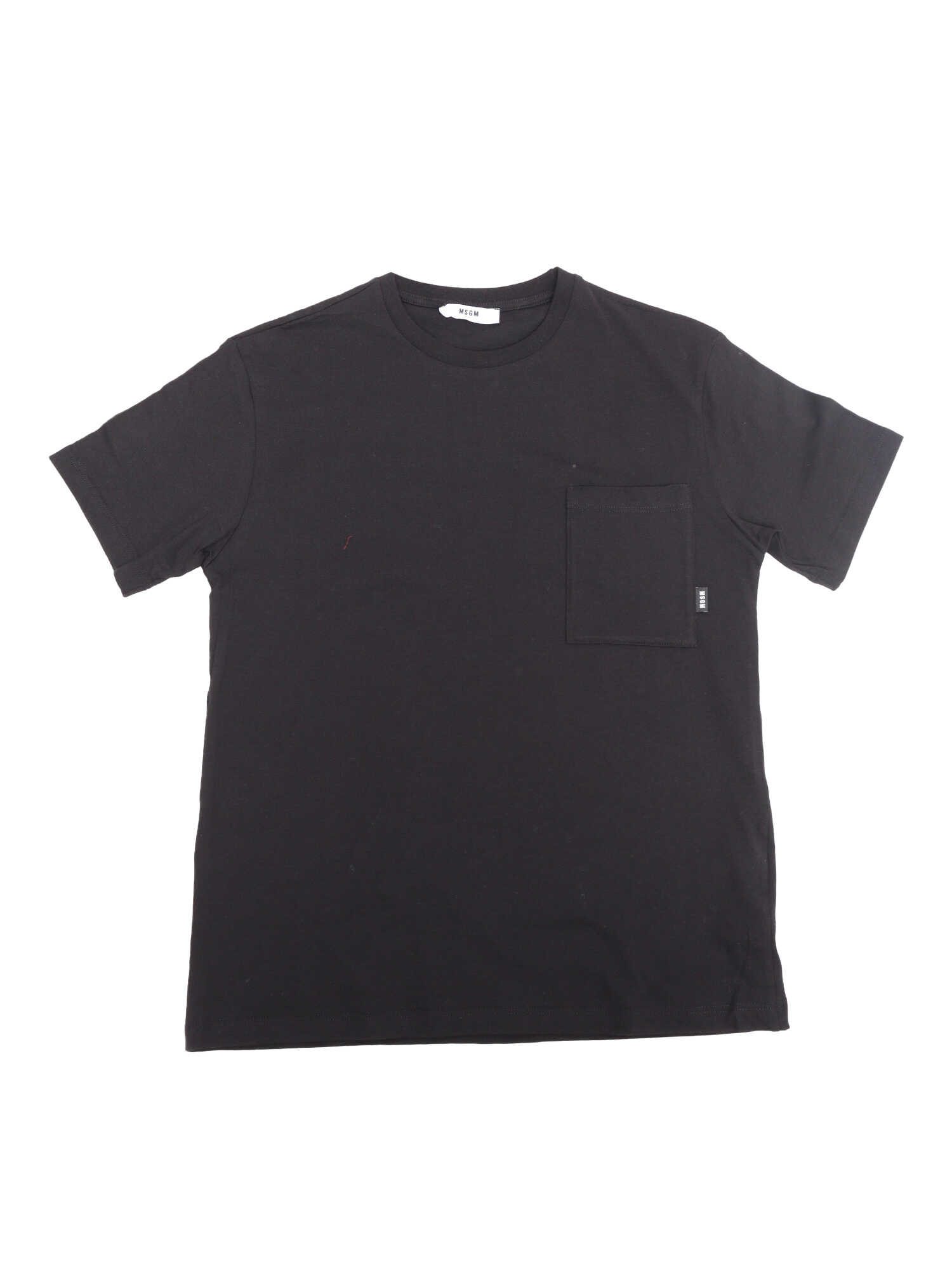 MSGM T-shirt with pocket Black