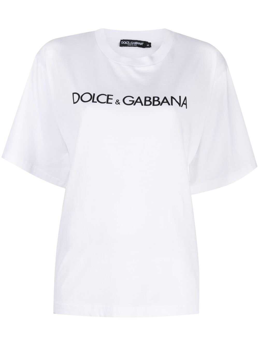 Poze Dolce & Gabbana Dolce & Gabbana T-shirts And Polos White White b-mall.ro 