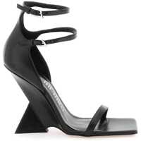 Sandale cu toc Leather Grace Sandals Femei