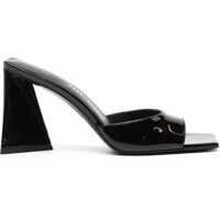 Saboti Devon Mules In Patent Leather Femei