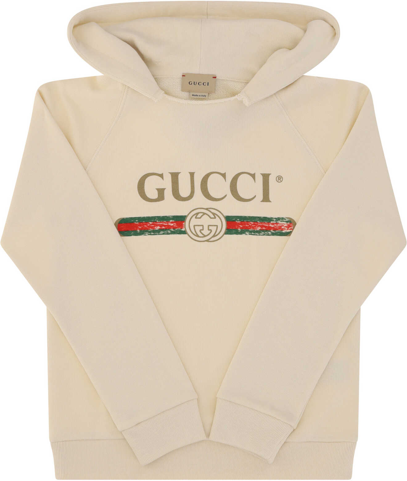 Gucci Hoodie For Boy WHITE