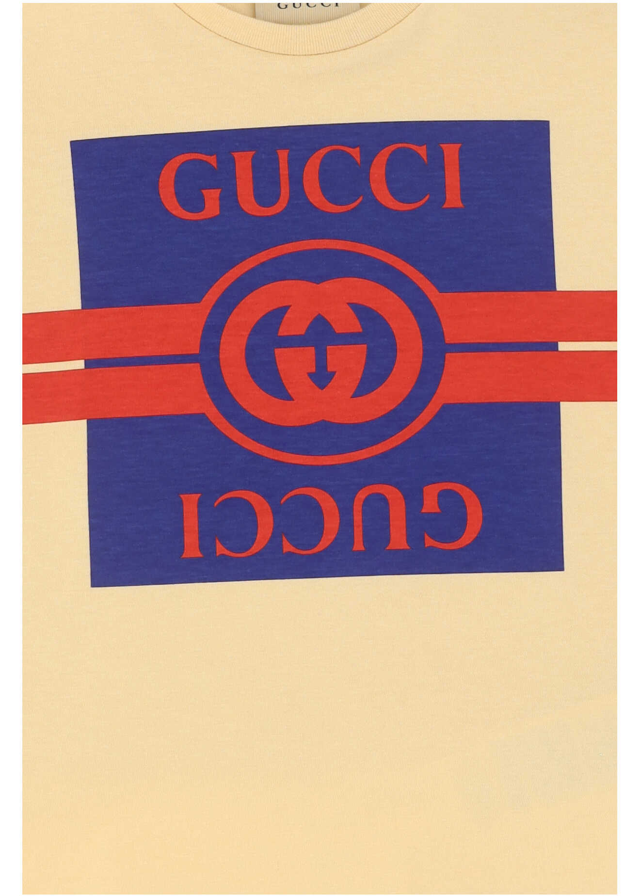 Gucci T-SHIRT SWEET CREAM/AVIO