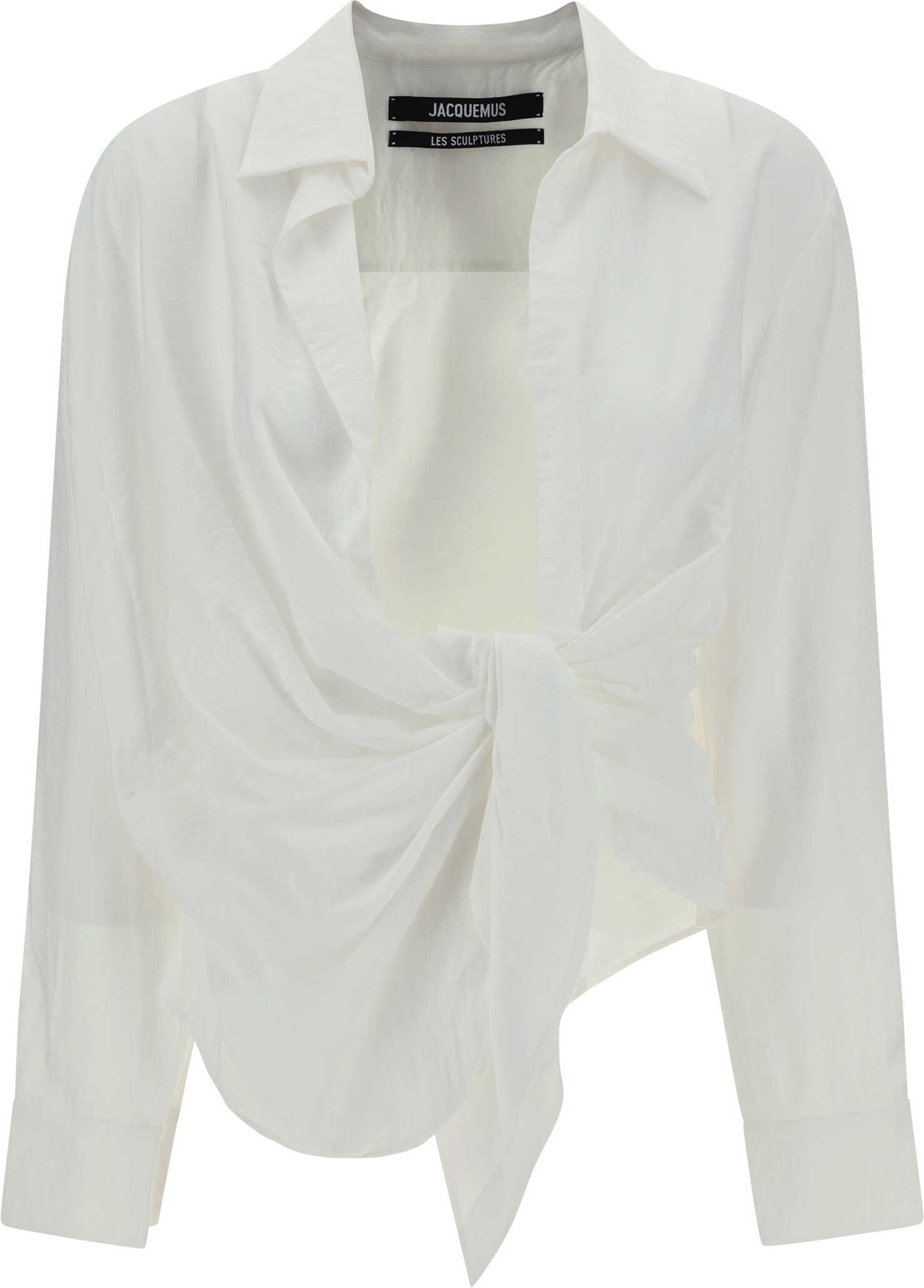 JACQUEMUS La Chemise Bahia Shirt WHITE