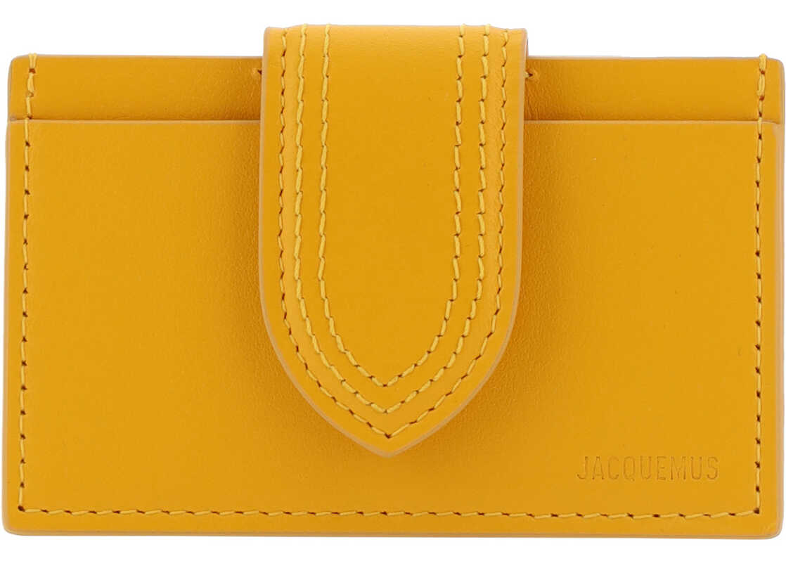 JACQUEMUS Bambino Card Holder DARK ORANGE