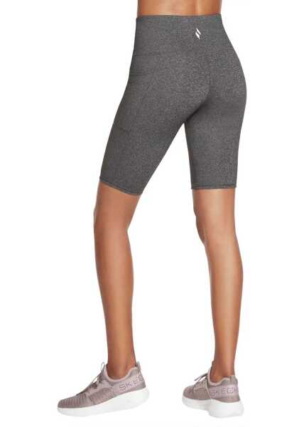 Pantaloni scurti SKECHERS Go Walk High Waisted Bike Short Grey Femei (BM 12573480) 2