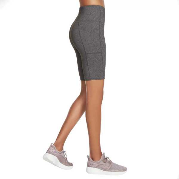 Pantaloni scurti SKECHERS Go Walk High Waisted Bike Short Grey Femei (BM 12573480) 3