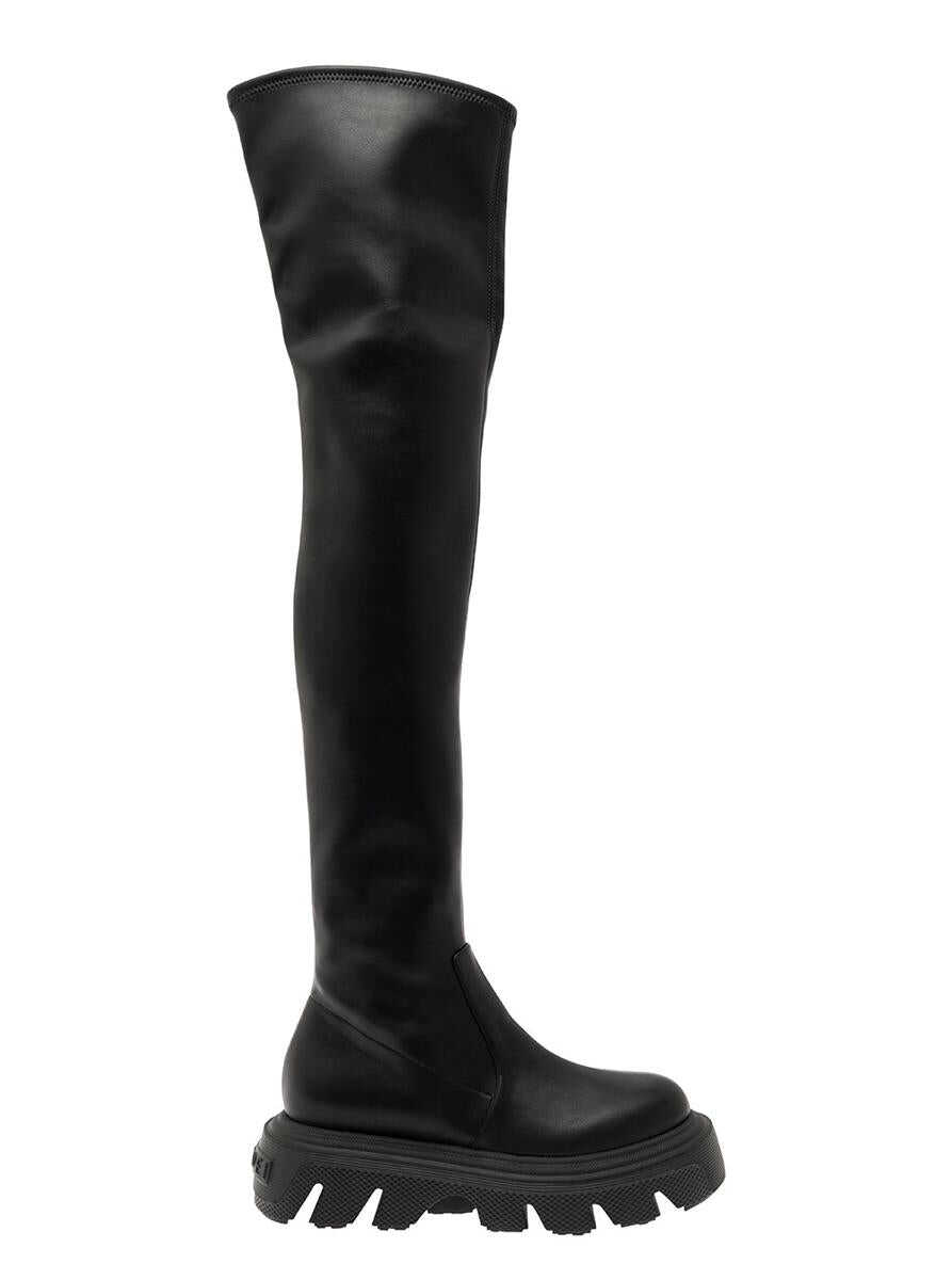 Casadei OVER THE KNEE BOOTS BLACK
