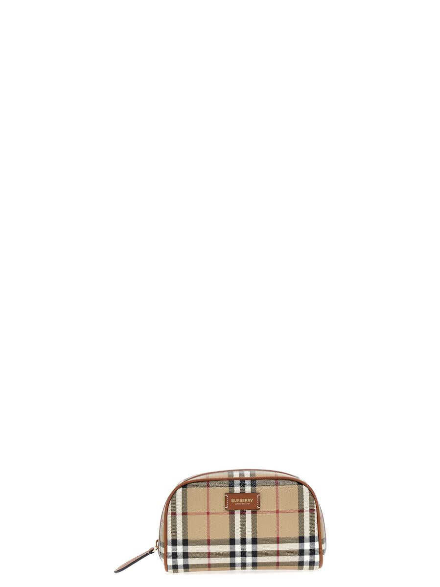 Burberry BURBERRY \'Check\' small beauty case BEIGE