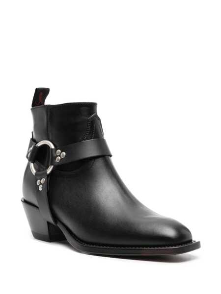 Botine SONORA Sonora Dulce Belt Ankle Boots Black Femei (BM 12577671) 2