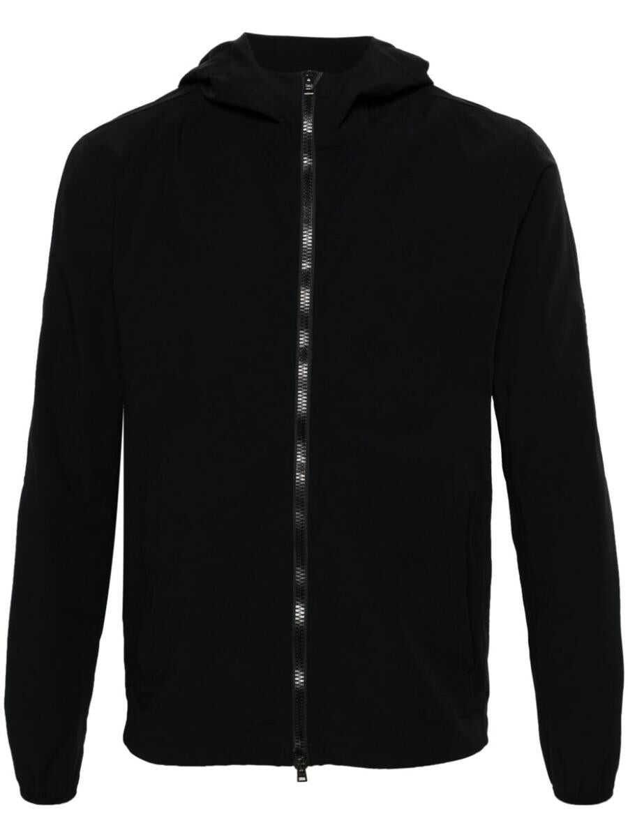 Herno HERNO Water resistant hooded jacket BLACK