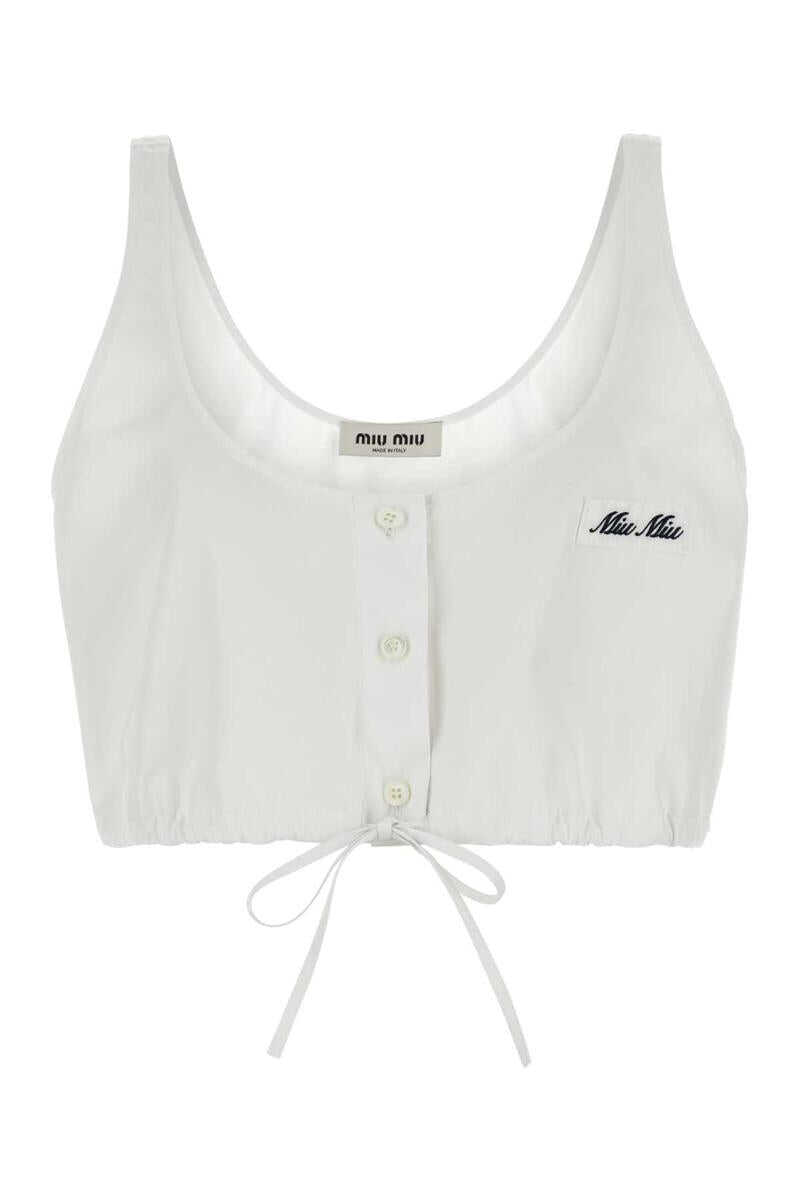 Miu Miu MIU MIU SHIRTS WHITE