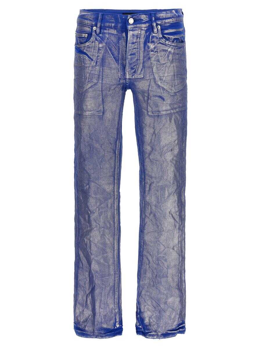 PURPLE BRAND PURPLE BRAND \'Silver foil flare\' jeans BLUE