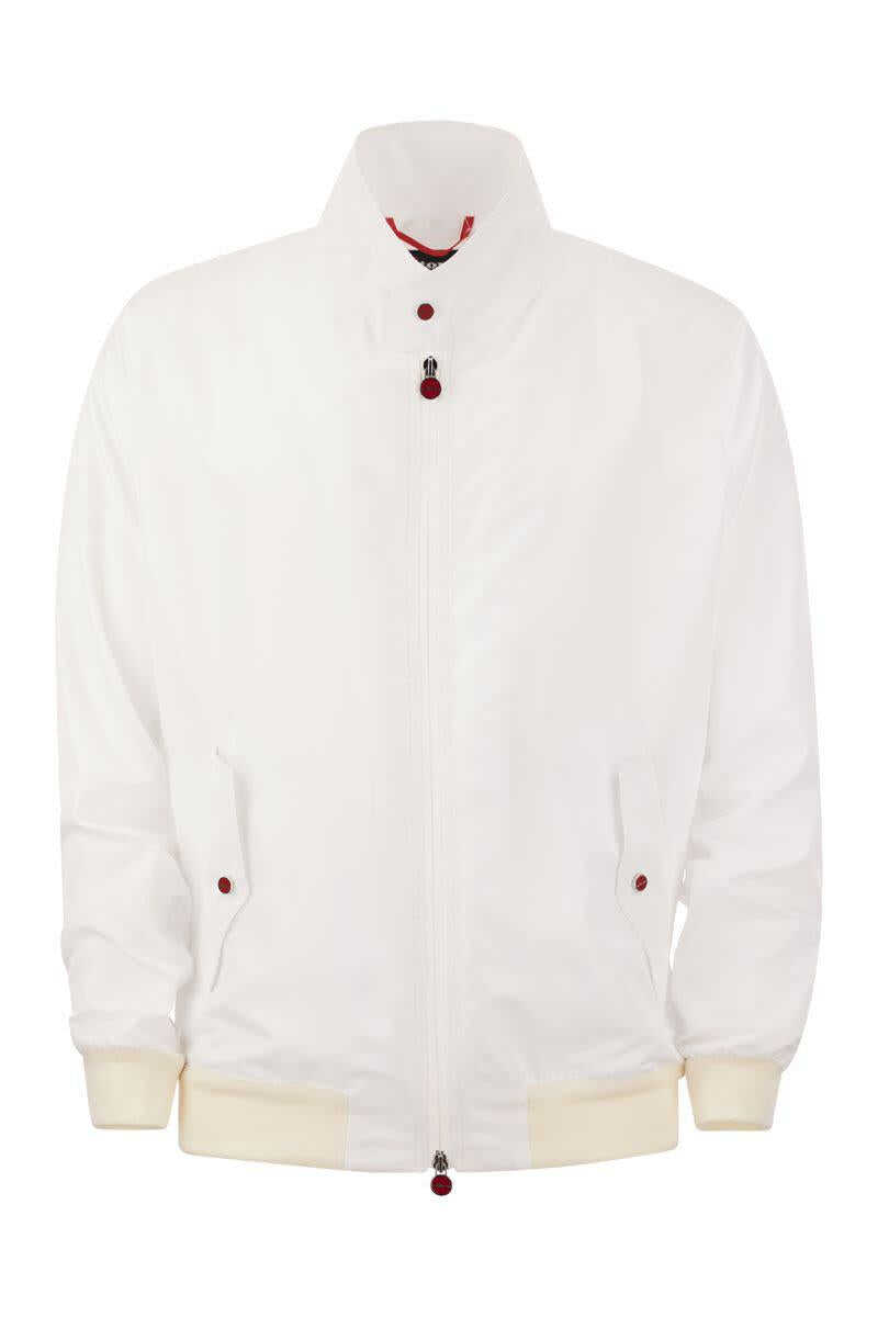 KITON KITON Lightweight bomber jacket WHITE