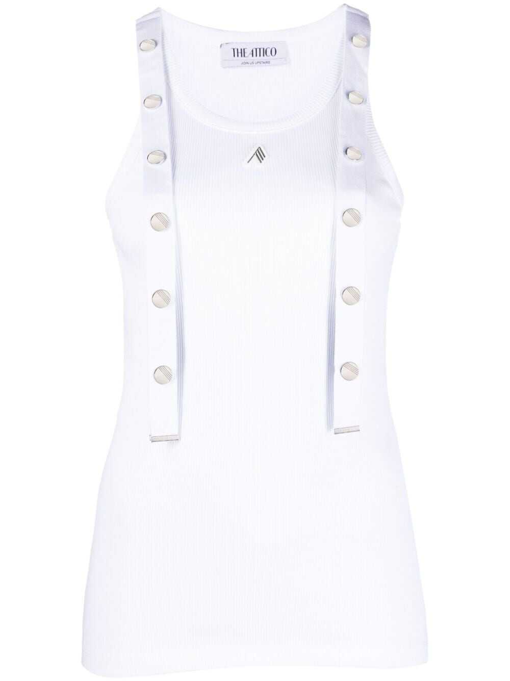 THE ATTICO The Attico Top White White