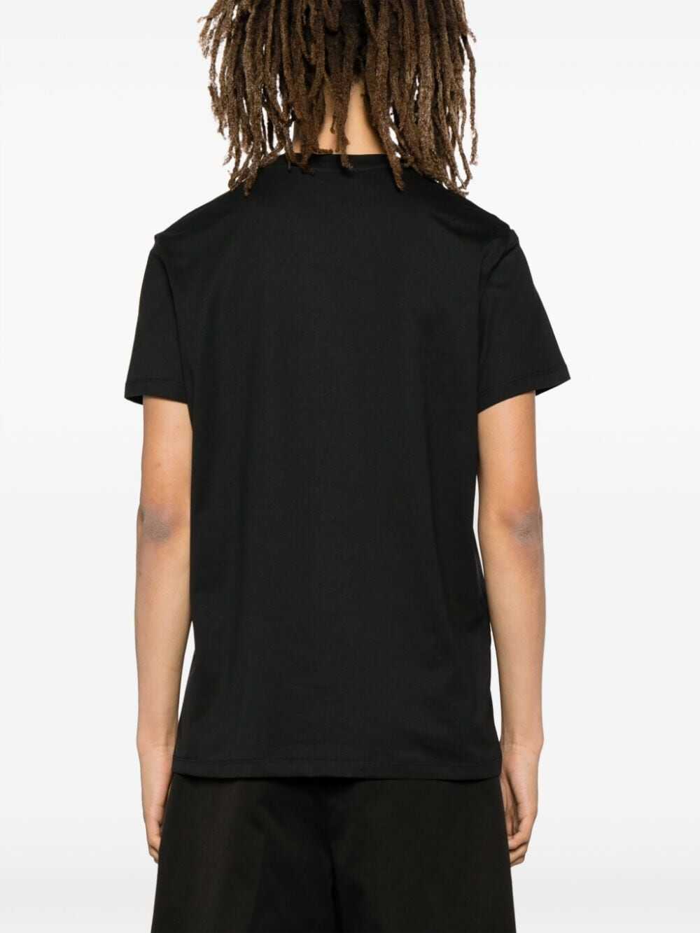 Balmain Balmain T-shirts And Polos Black Black