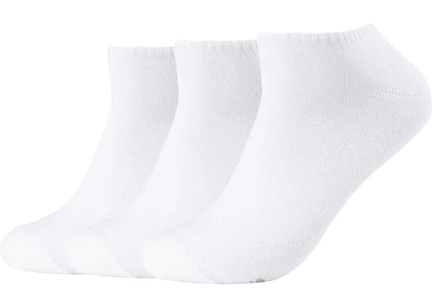 SKECHERS 3PPK Men Sneaker Socks White