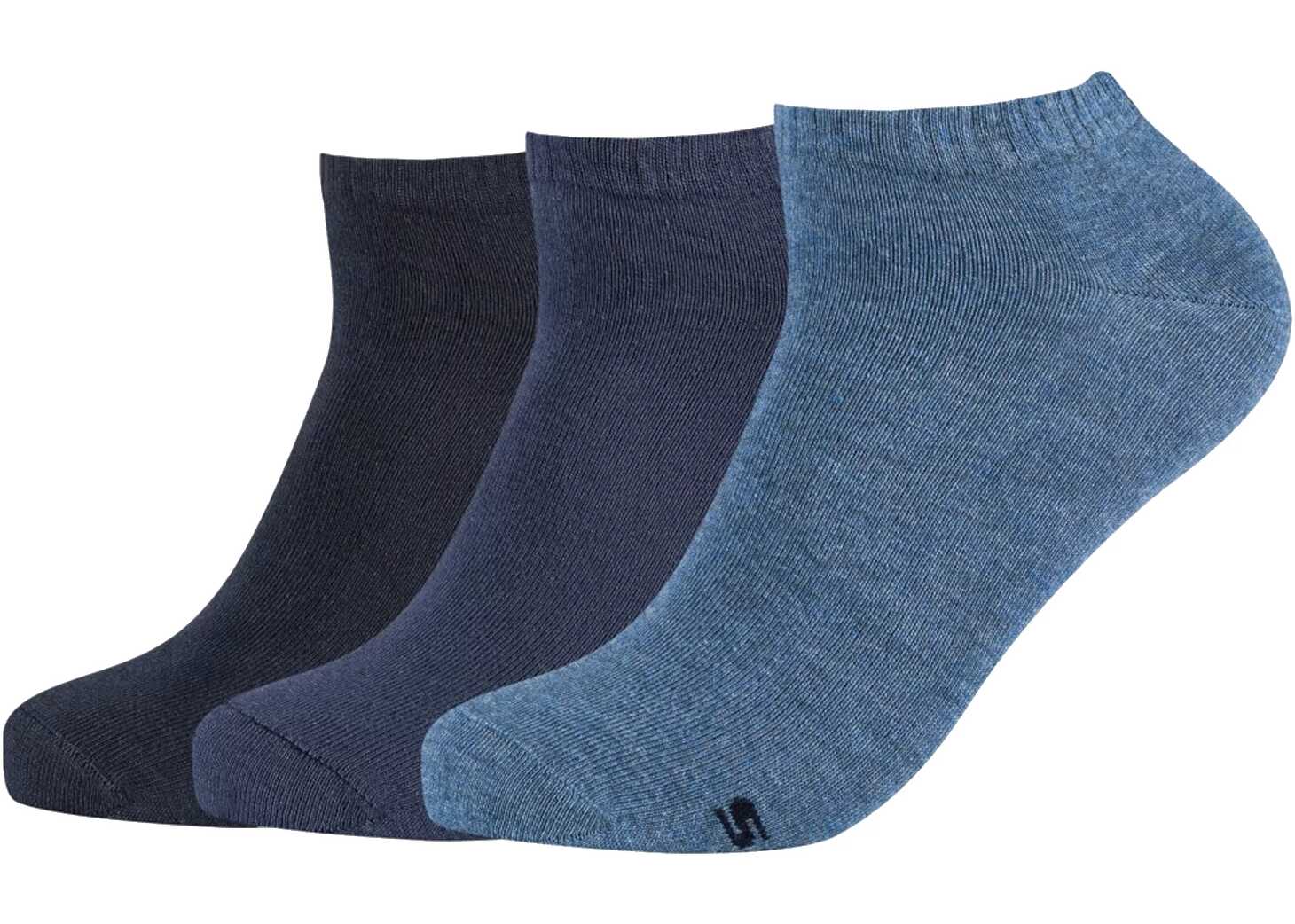 SKECHERS 3PPK Men Sneaker Socks Blue