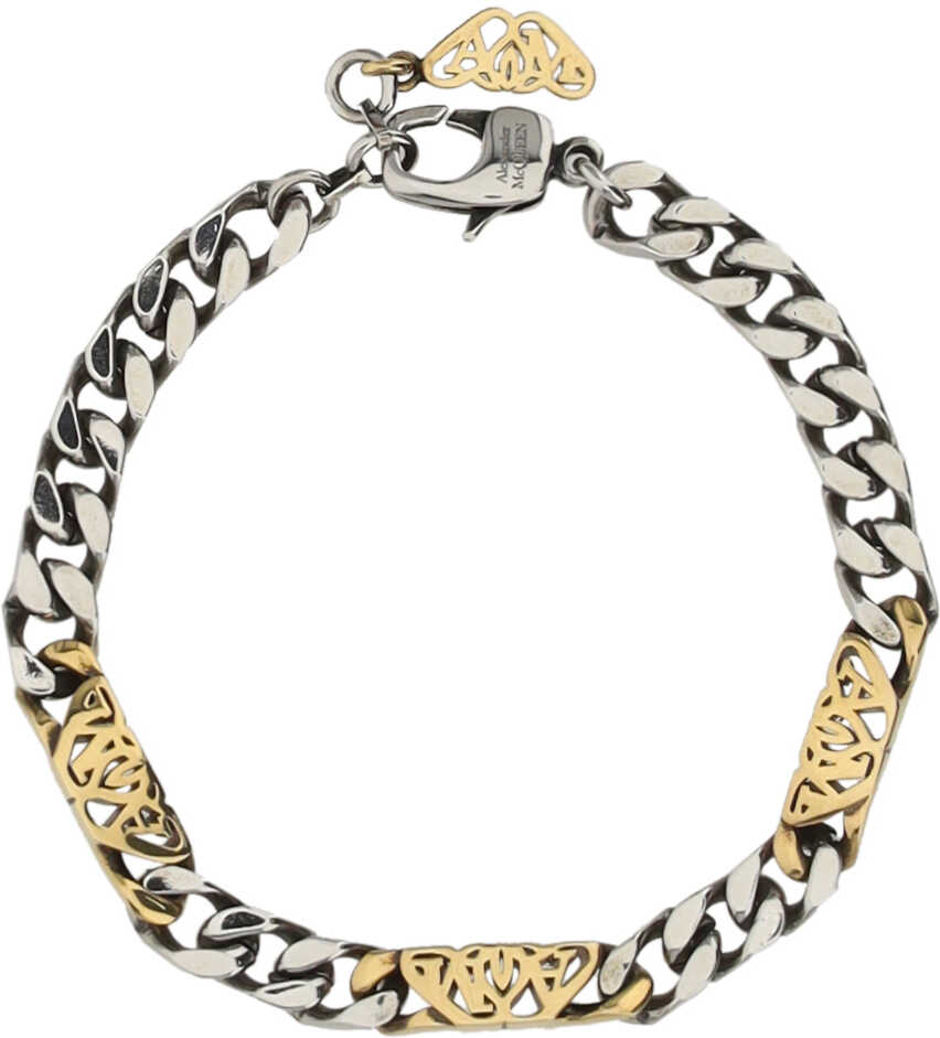 Alexander McQueen Seal Bracelet SILVER/GOLD