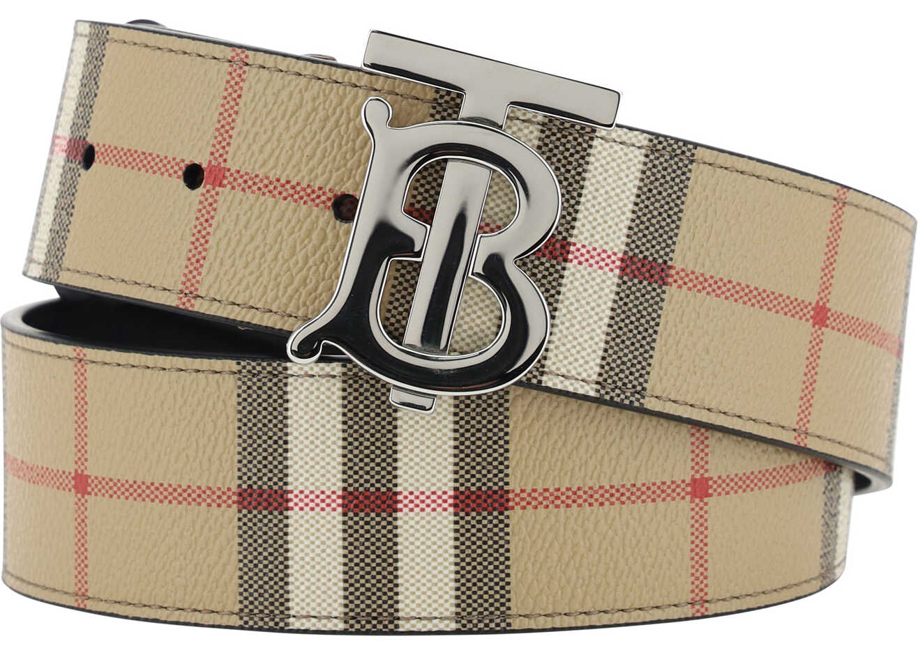 Burberry Belt ARCHIVE BEIGE/SILVER