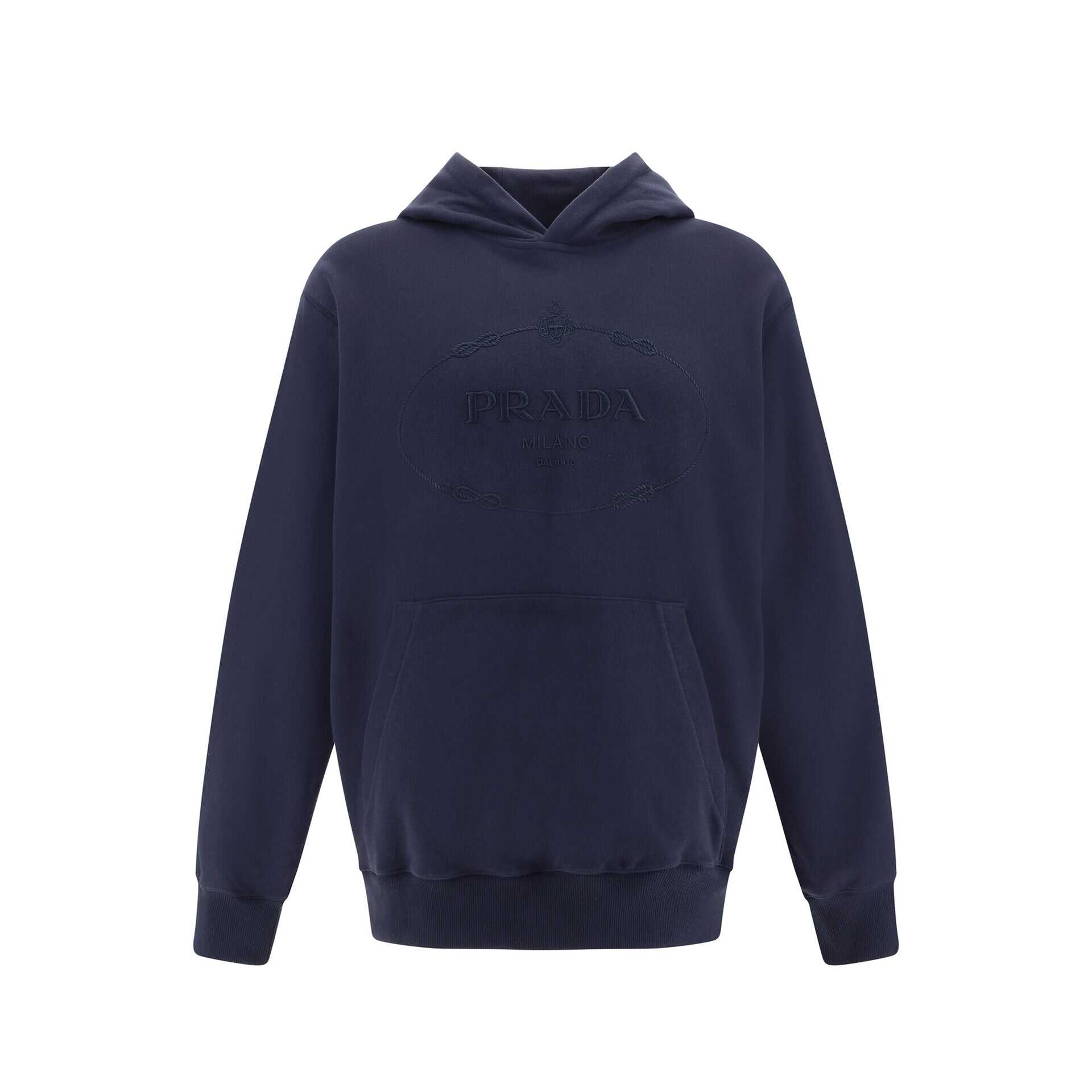 Prada Prada Hooded Sweatshirt Blue