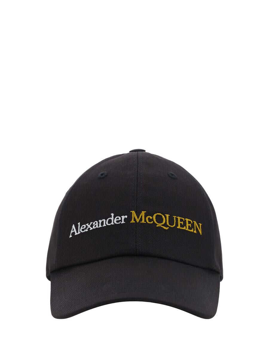Alexander McQueen ALEXANDER MCQUEEN HATS E HAIRBANDS BLACK/GOLD