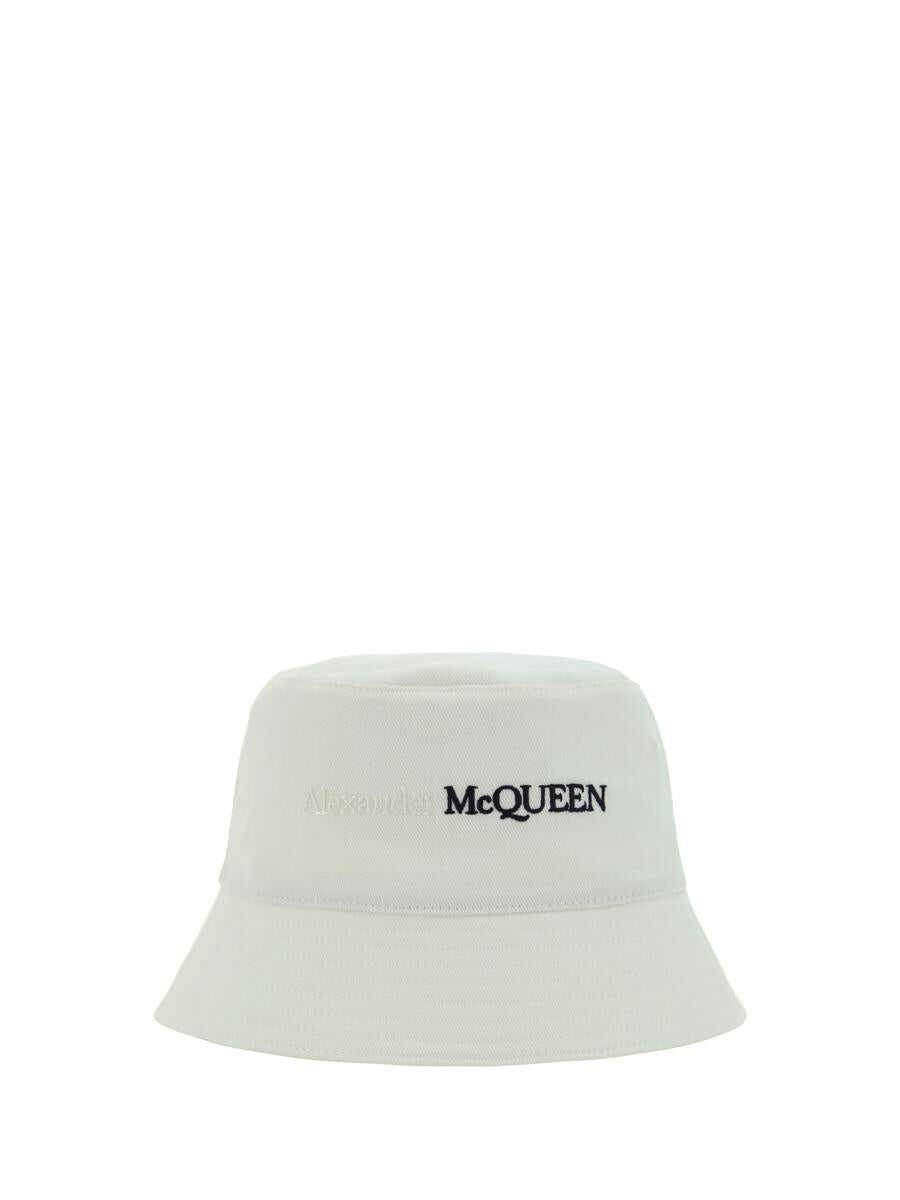 Alexander McQueen ALEXANDER MCQUEEN HATS E HAIRBANDS WHITE/BLACK