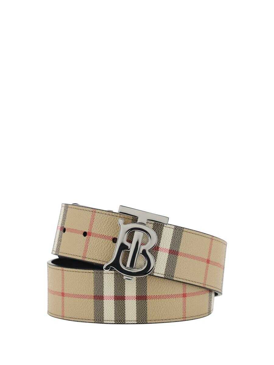 Burberry BURBERRY BELTS E BRACES ARCHIVE BEIGE/SILVER