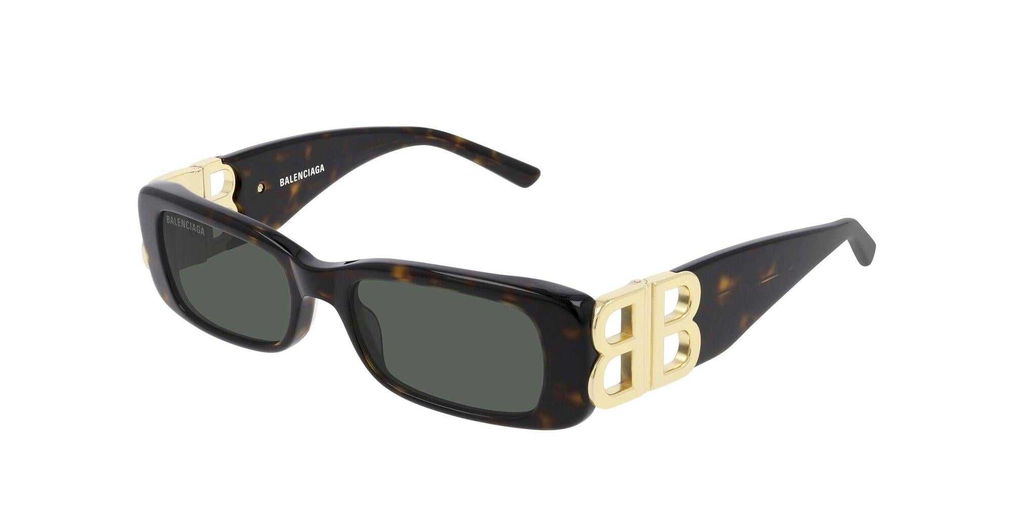 Balenciaga Balenciaga SUNGLASSES SHINY DARK HAVANA