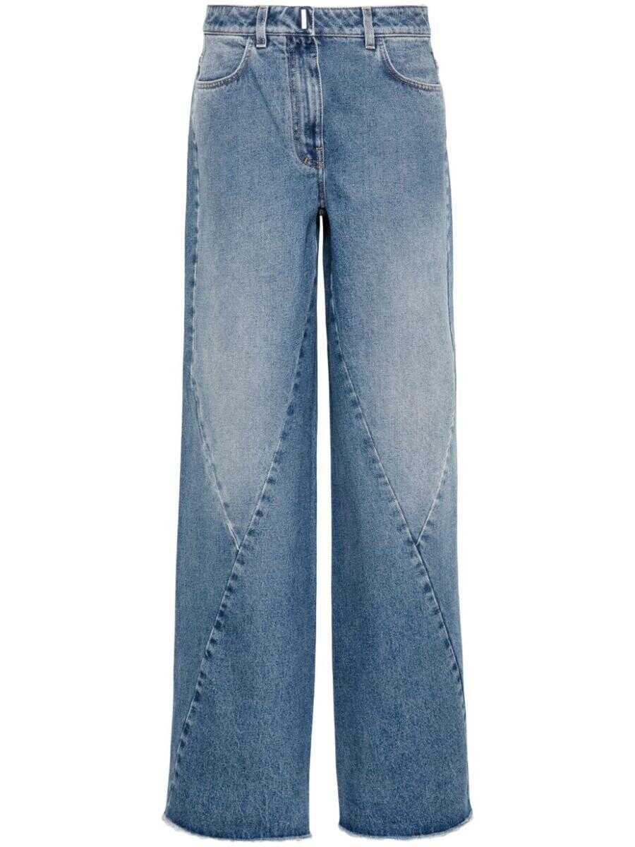 Givenchy GIVENCHY Wide leg denim jeans CLEAR BLUE