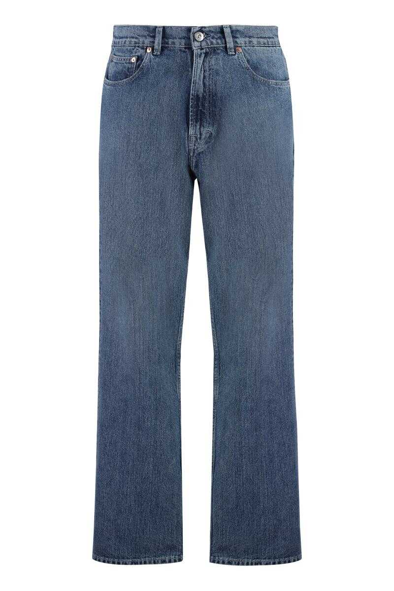 OUR LEGACY OUR LEGACY 5-POCKET STRAIGHT-LEG JEANS DENIM