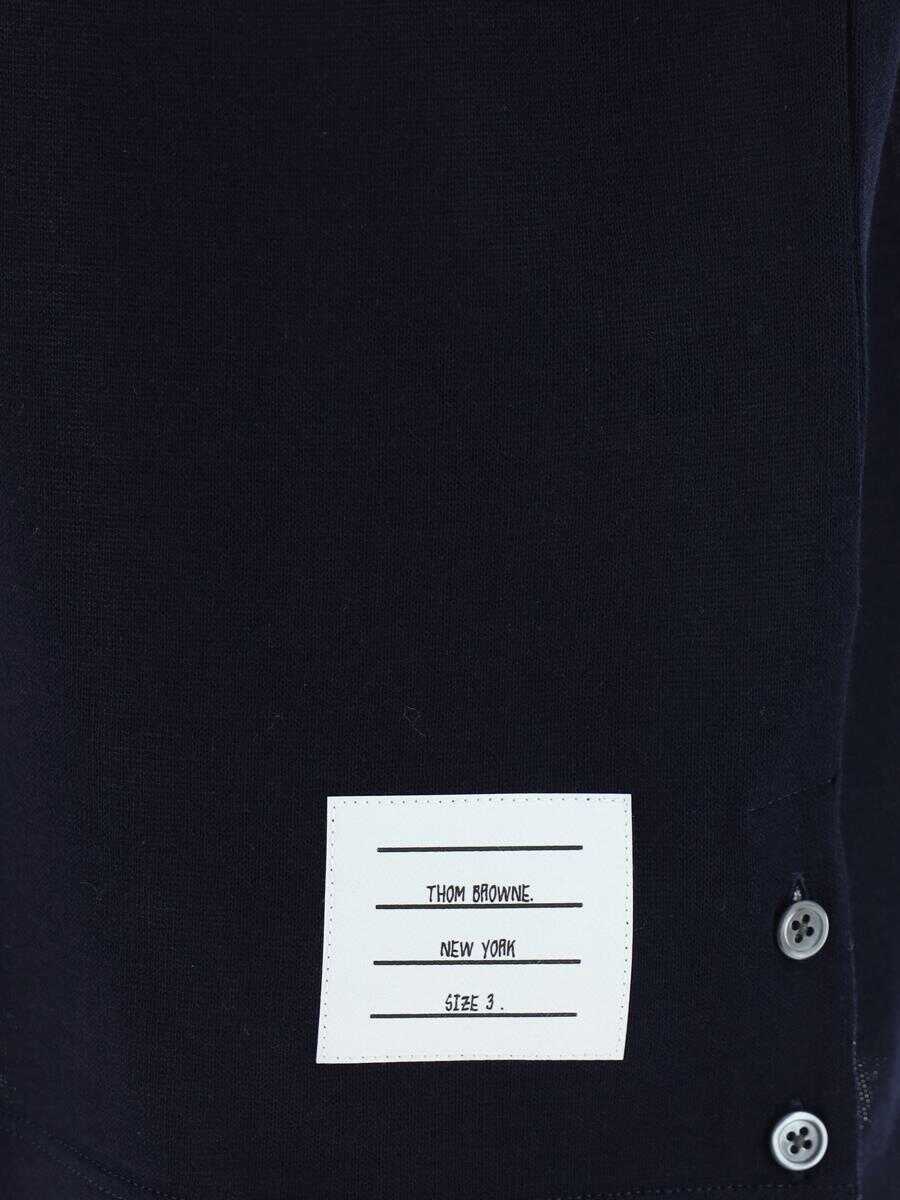 Thom Browne THOM BROWNE POLO SHIRTS NAVY