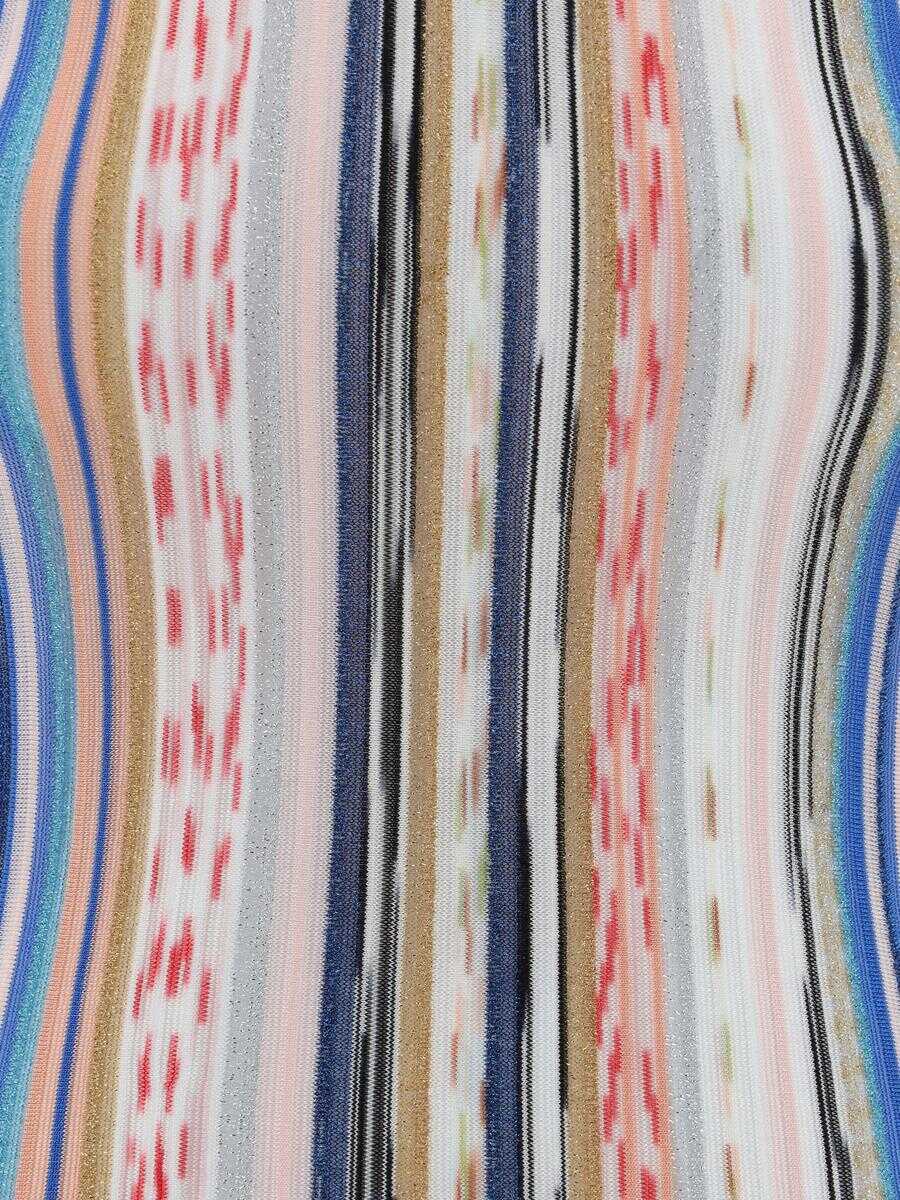 MISSONI BEACHWEAR MISSONI SWIMWEAR BLUE BASE SPACE DYED