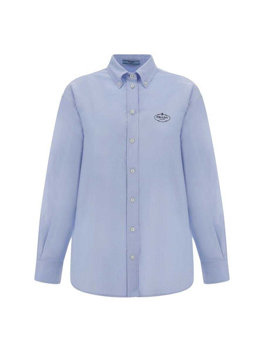 Prada PRADA SHIRTS CIELO