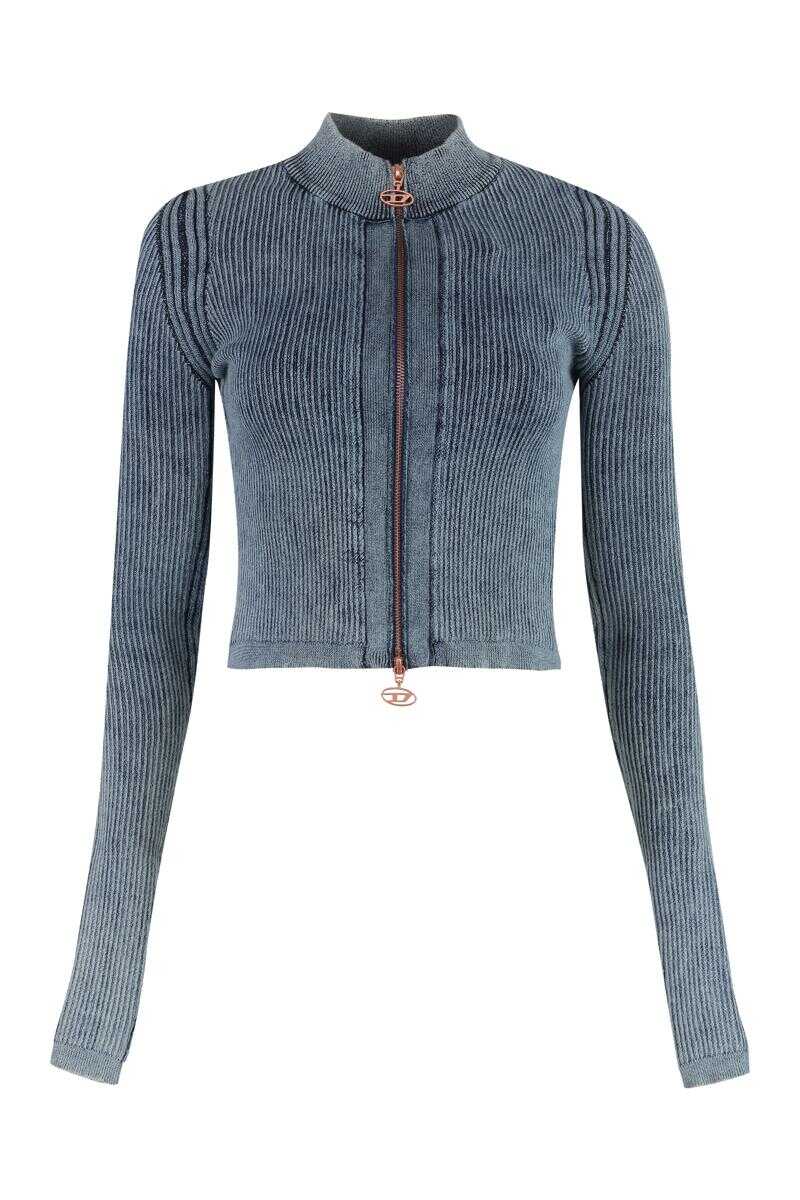 Diesel DIESEL M-ANAFI ZIPPED CARDIGAN BLUE