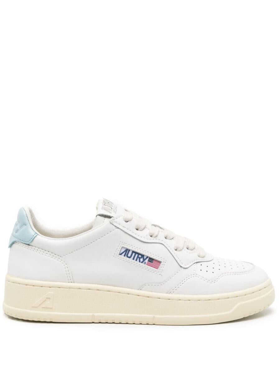 AUTRY AUTRY MEDALIST LOW WOM - LEAT/LEAT SHOES LL64 WHT/STR BLUE