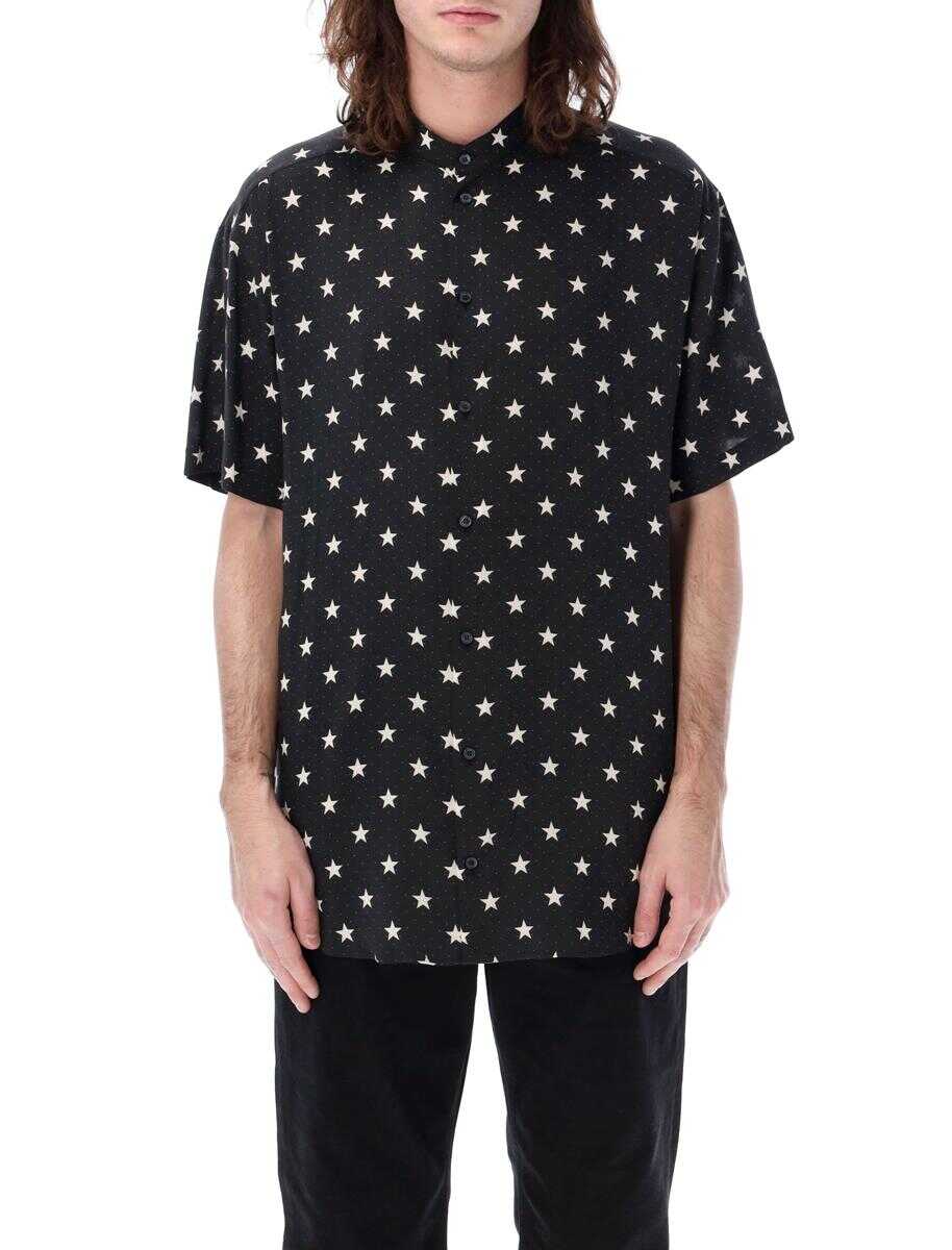 Balmain BALMAIN Star print shirt NERO AVORIO