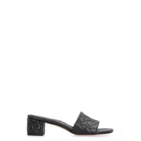 Pantofi cu toc Bottega Veneta Amy Leather Mules Femei