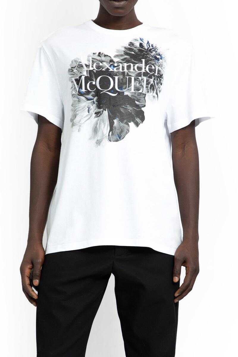 Alexander McQueen ALEXANDER MCQUEEN T-SHIRTS BLACK&WHITE