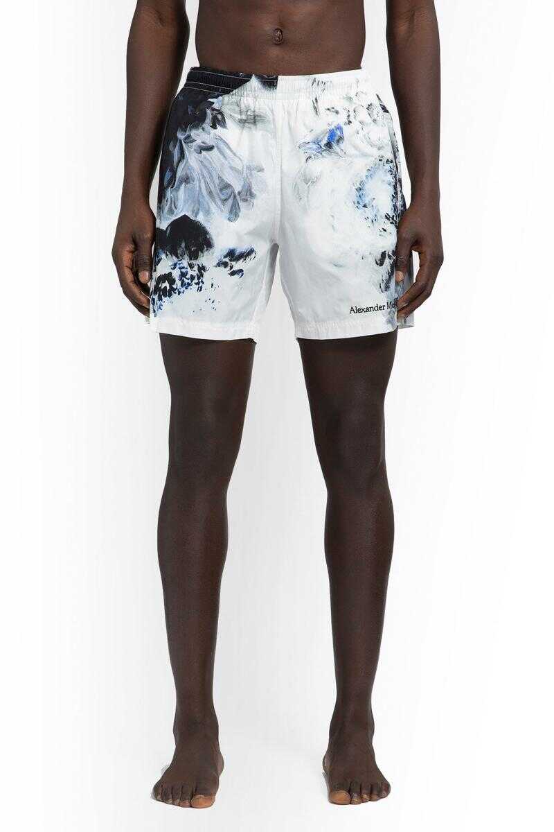 Alexander McQueen ALEXANDER MCQUEEN SWIMWEAR BLACK&WHITE