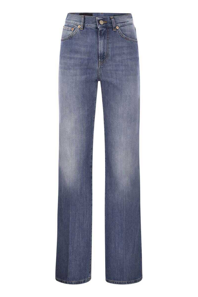 Dondup DONDUP AMBER - Wide-leg jeans MEDIUM DENIM