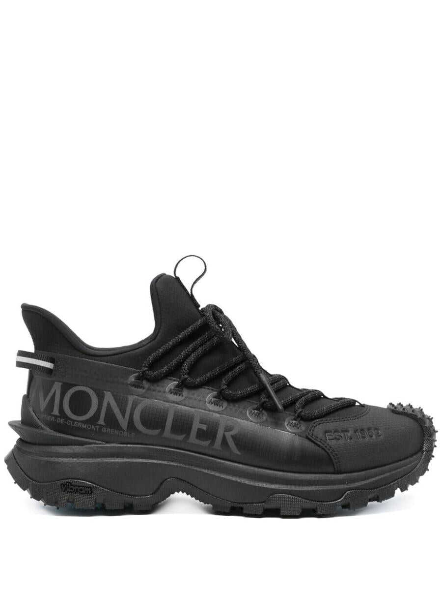 Moncler MONCLER TRAILGRIP LITE2 LOW TOP SNEAKERS SHOES BLACK